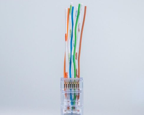 Наскрізні конектори RJ45 CAT6 Jonard Tools (100 шт.)