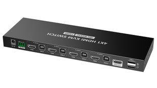 Перемикач HDMI KVM 4 в 1 Lenkeng LKV441 (комутатор)