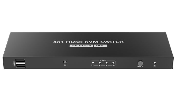 Перемикач HDMI KVM 4 в 1 Lenkeng LKV441 (комутатор)