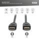 Кабель HDMI 4K 1 метр Digitus AK-330107-010-S