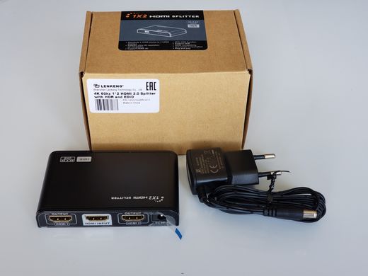 Сплітер 1 в 2 HDMI, 4K Lenkeng LKV312HDR-V2.0