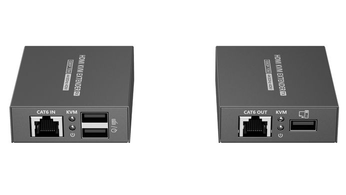 Подовжувач HDMI KVM по витій парі до 70 метрів Lenkeng LKV372KVM