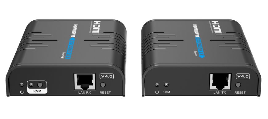 Подовжувач HDMI та KVM по LAN до 120 метрів Lenkeng LKV373KVM-4.0