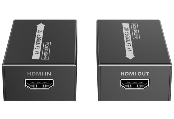 Подовжувач HDMI 4K 60Гц по витій парі до 60 метрів Lenkeng LKV410